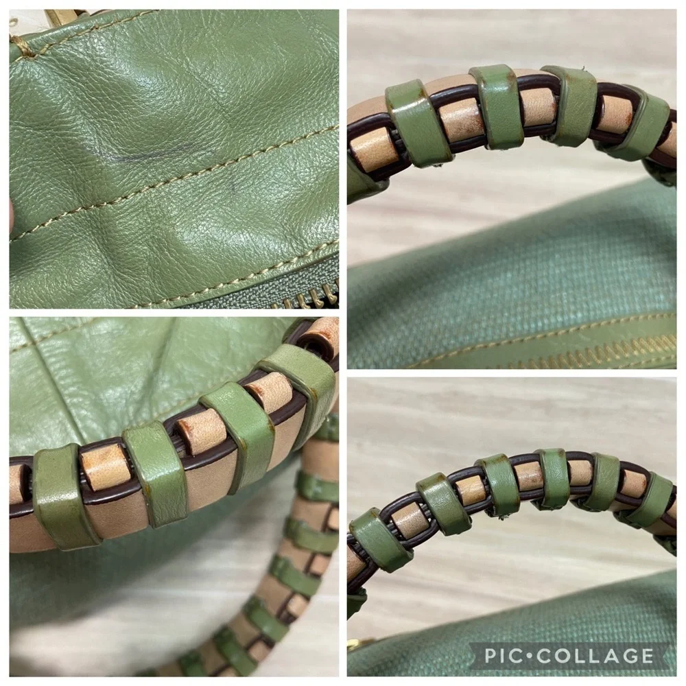 ORYANY / Fabric & Leather Boho Hobo Purse
